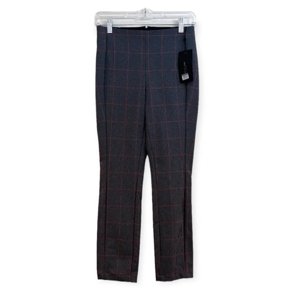 Rag & Bone Plaid Skinny Designer Business Casual Academia Stretch Pants 2 NWT - Picture 2 of 9